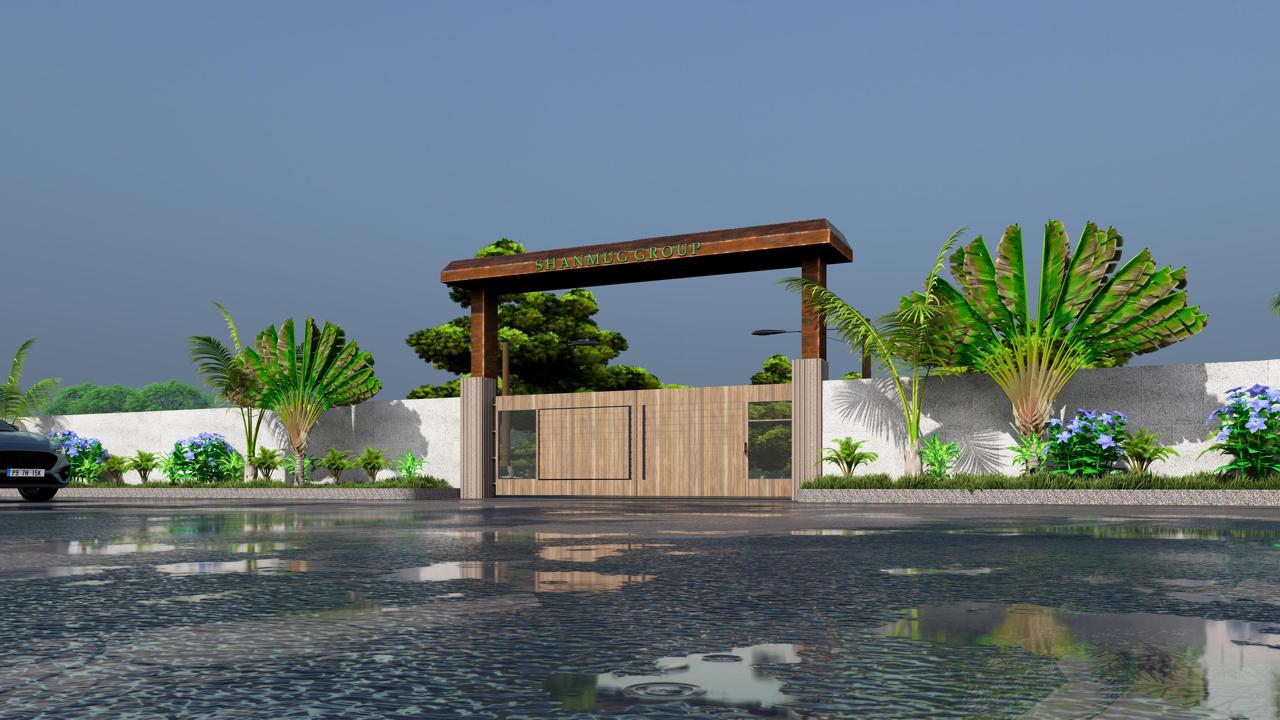 Entrance gate design for the gated venture