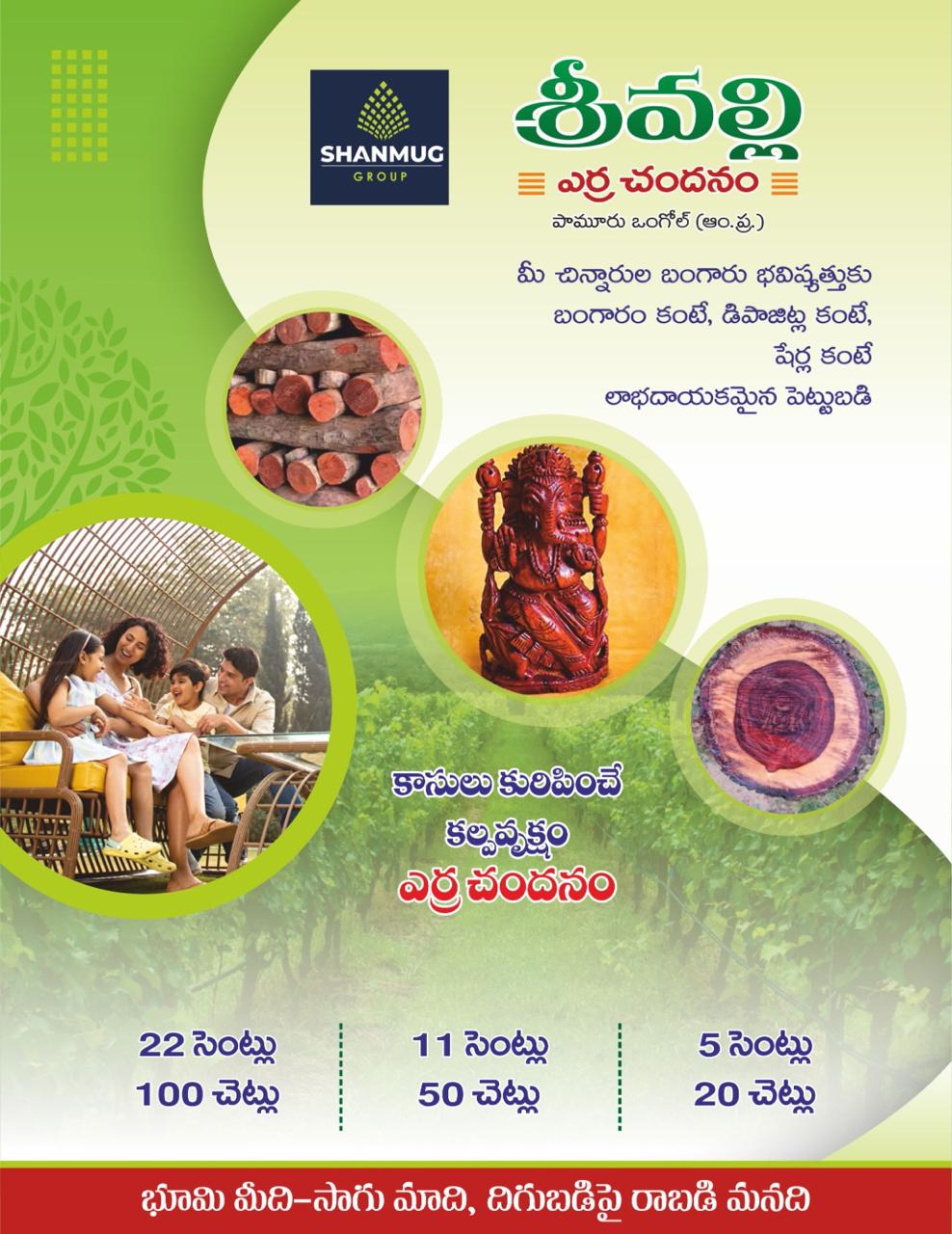 Srivalli red sandalwood project brochure